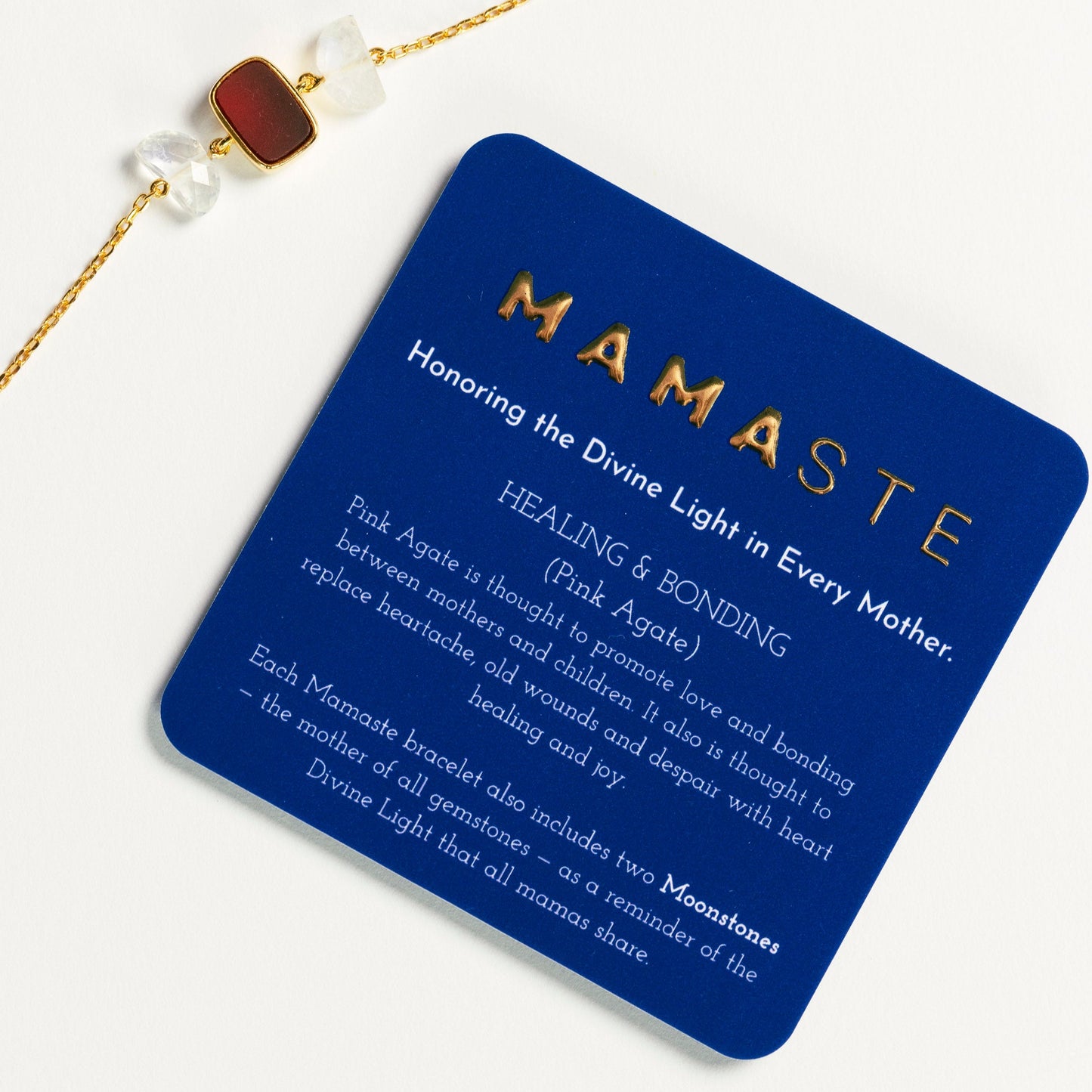 Healing & Bonding MAMASTE (Pink Agate)